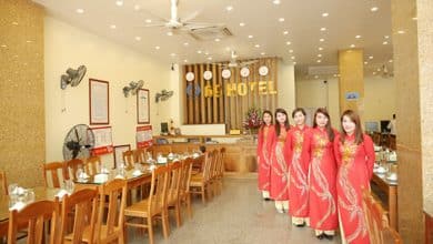 Khu vực lễ tân nằm tại tầng 1
