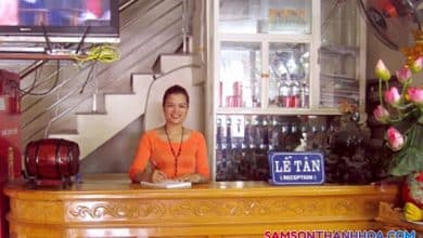 Lễ tân khách sạn Châu Bình