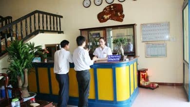 Khu vực lễ tân phục vụ 24/7