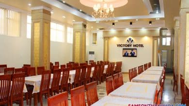 Khu vực lễ tân khách sạn tại tầng 1