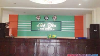 Lễ tân khách sạn tại tầng 1