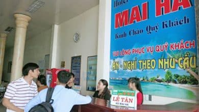 Khu vực đón tiếp khách nghỉ