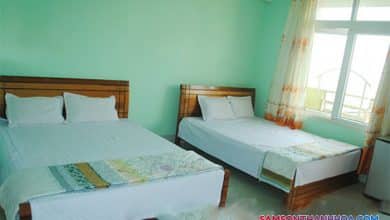PHòng nghỉ rộng rãi với 2 giường đôi