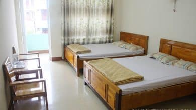 Bên trong phòng nghỉ rộng rãi