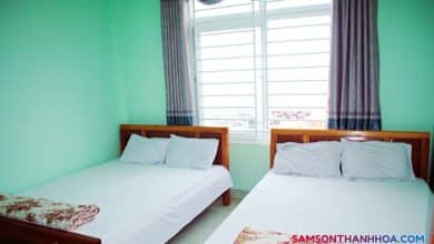 Phòng nghỉ có cửa sổ trời thoáng mát