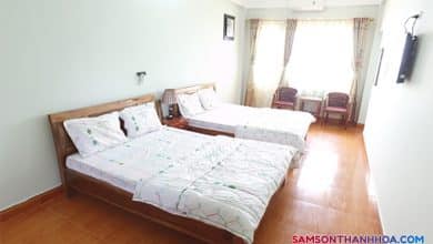 Phòng nghỉ đạt chuẩn 2 sao với 2 giường ngủ